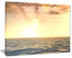"Beautiful Seascape With Clouds Over" Beach Canvas Wall Art, 40"x30"