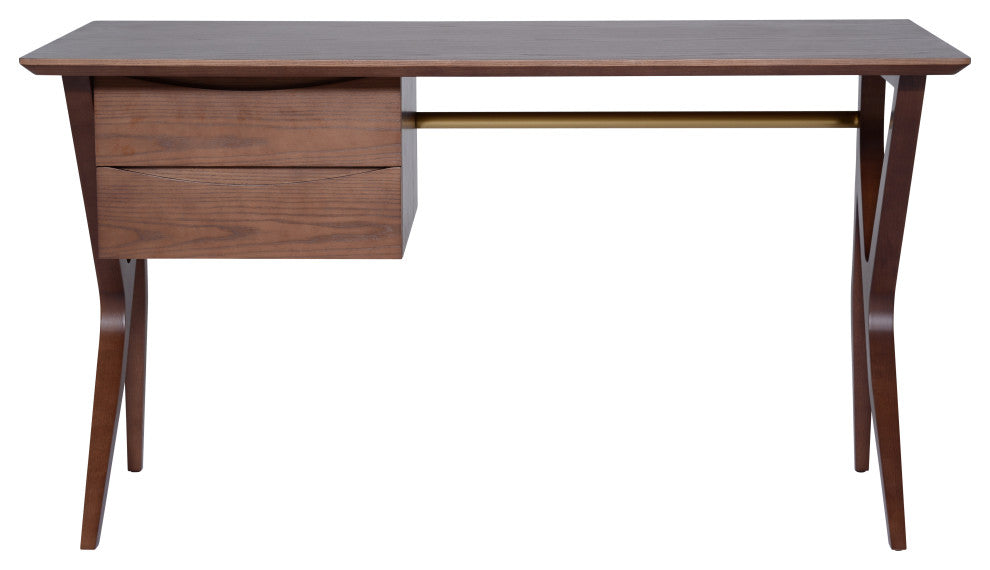 Karlo Desk in Walnut by Nuevo