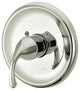 Pressure Balancing Valve Trim, Brushed Nickel