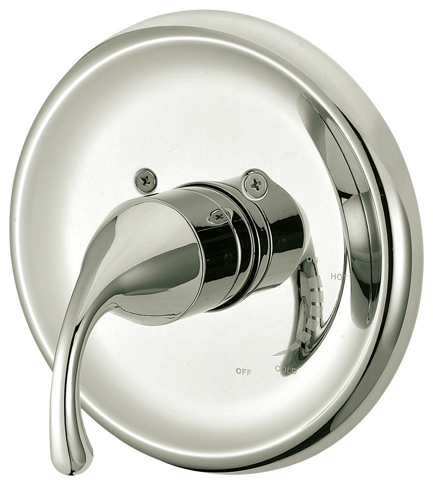 Pressure Balancing Valve Trim, Brushed Nickel