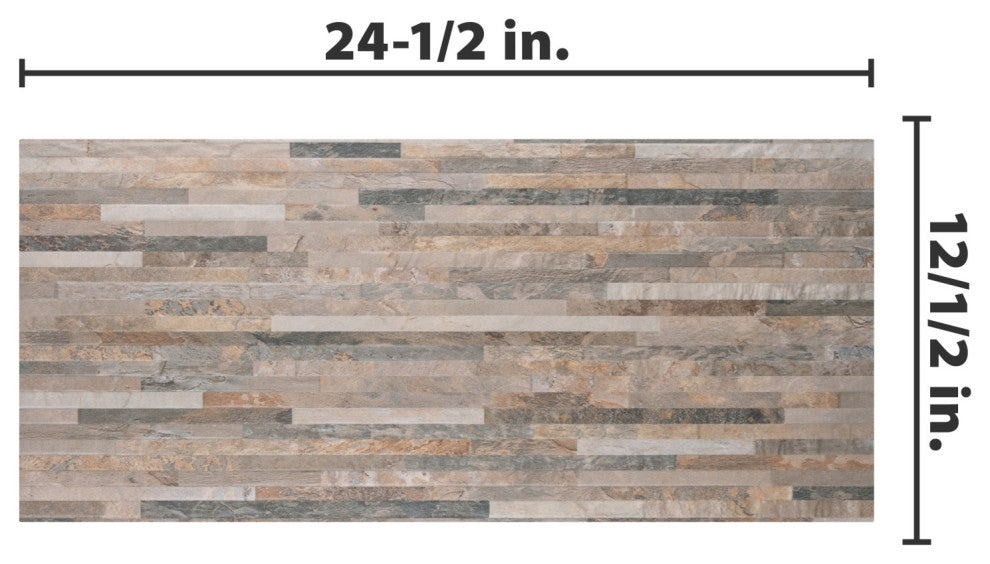 Muro Ardesia Ocre Porcelain Wall Tile