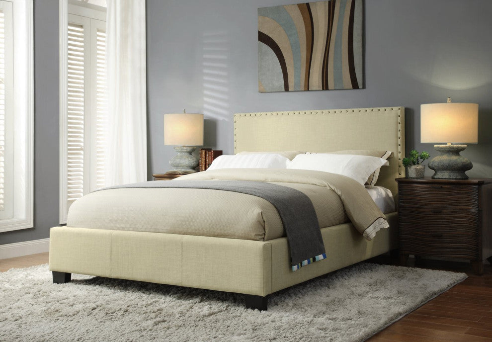 Modus Geneva E King Tavel Platform Bed, Tumbleweed
