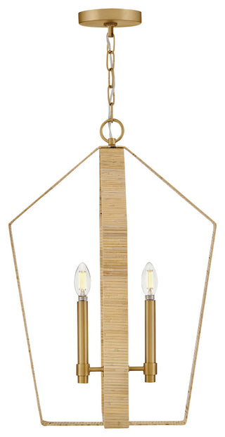 Lark Sammi Large Pendant, Lacquered Brass