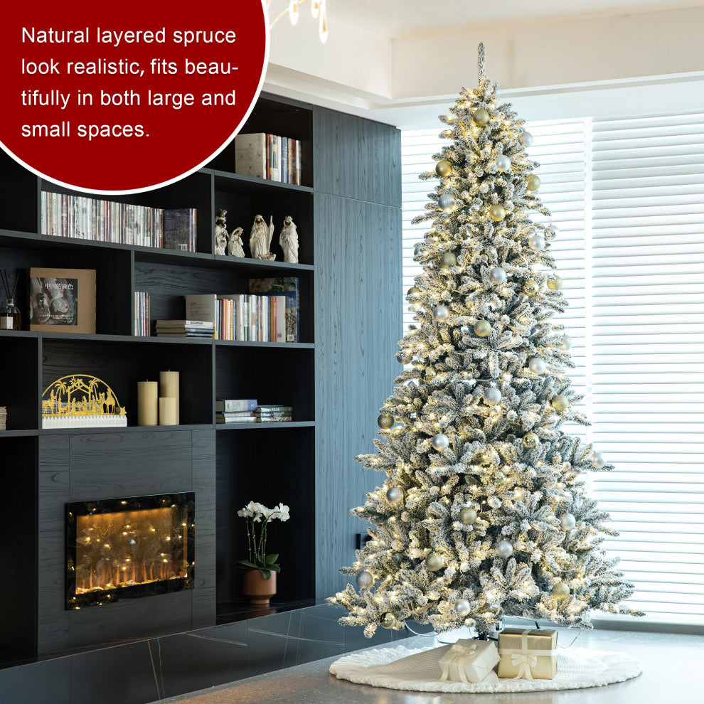 10' Pre-Lit Artificial Christmas Tree