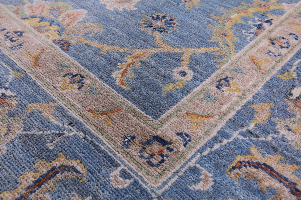Hand-Knotted Persian Tabriz Wool Rug 6' 8" X 9' 8" Q10409