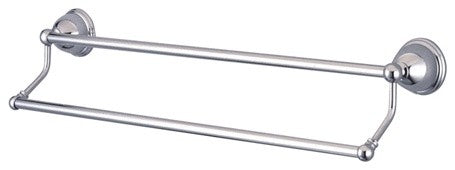 Kingston Brass 18" Dual Towel Bar, Polished Chrome