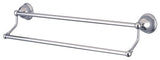 Kingston Brass 18" Dual Towel Bar, Polished Chrome
