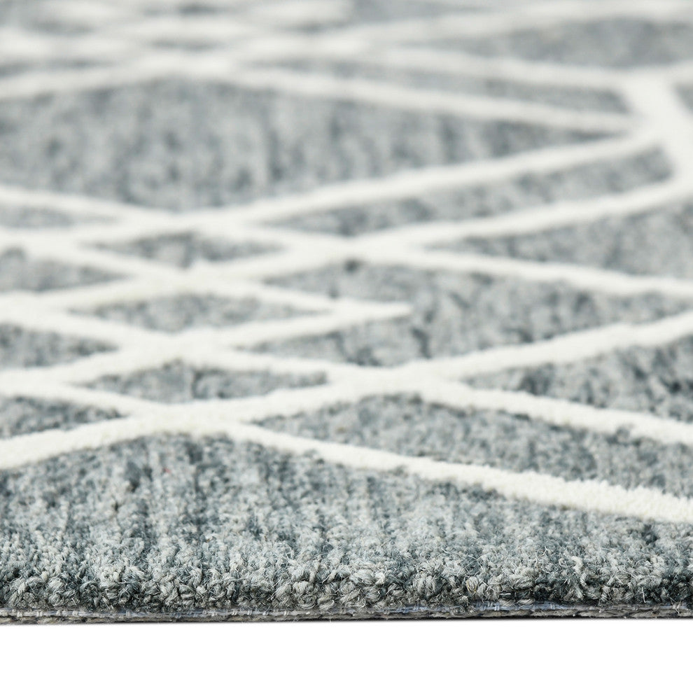 Vista Duncan Area Rug, Gray, 5' x 8', Geometric