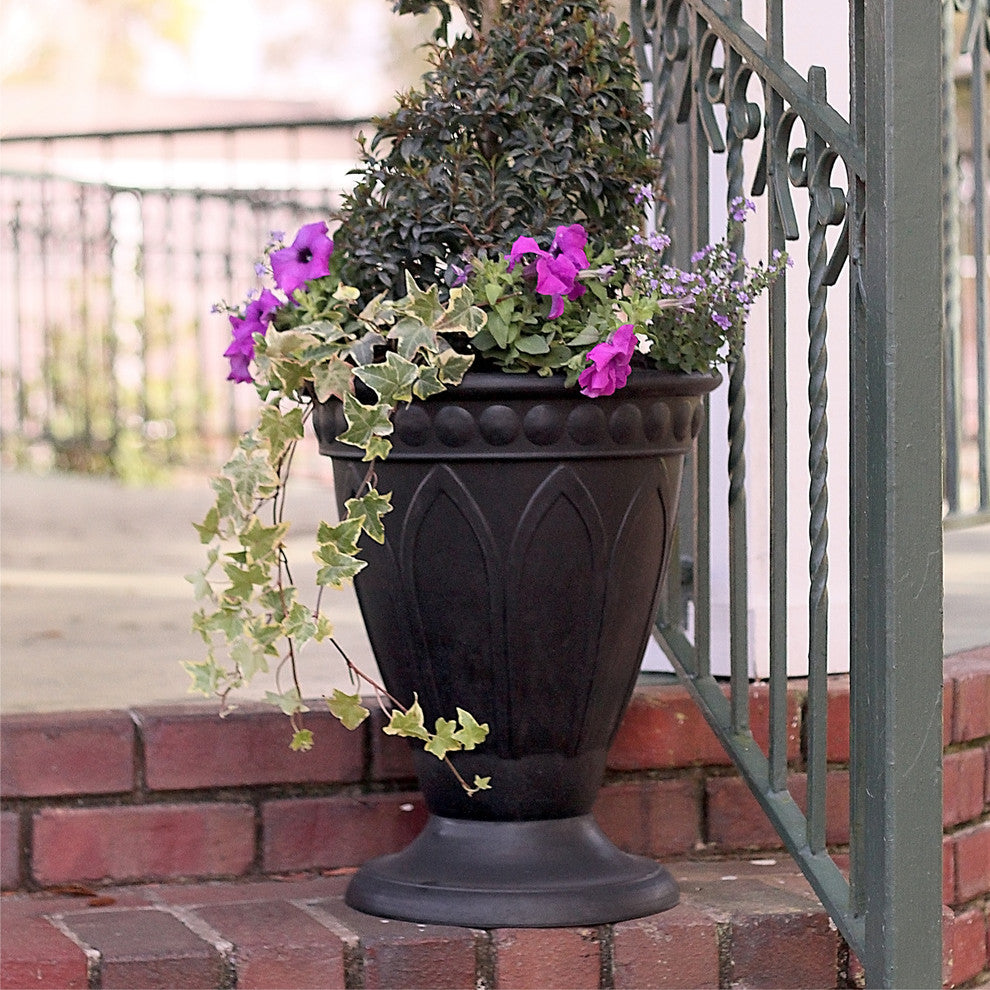 Bristol Urn Planter, Black