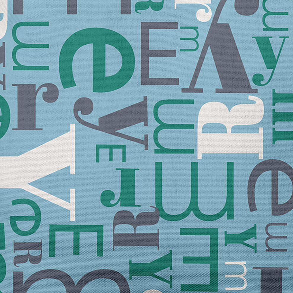 Ice Colored Crazy Merry Christmas Polyester Throw Pillow, 18"x18"