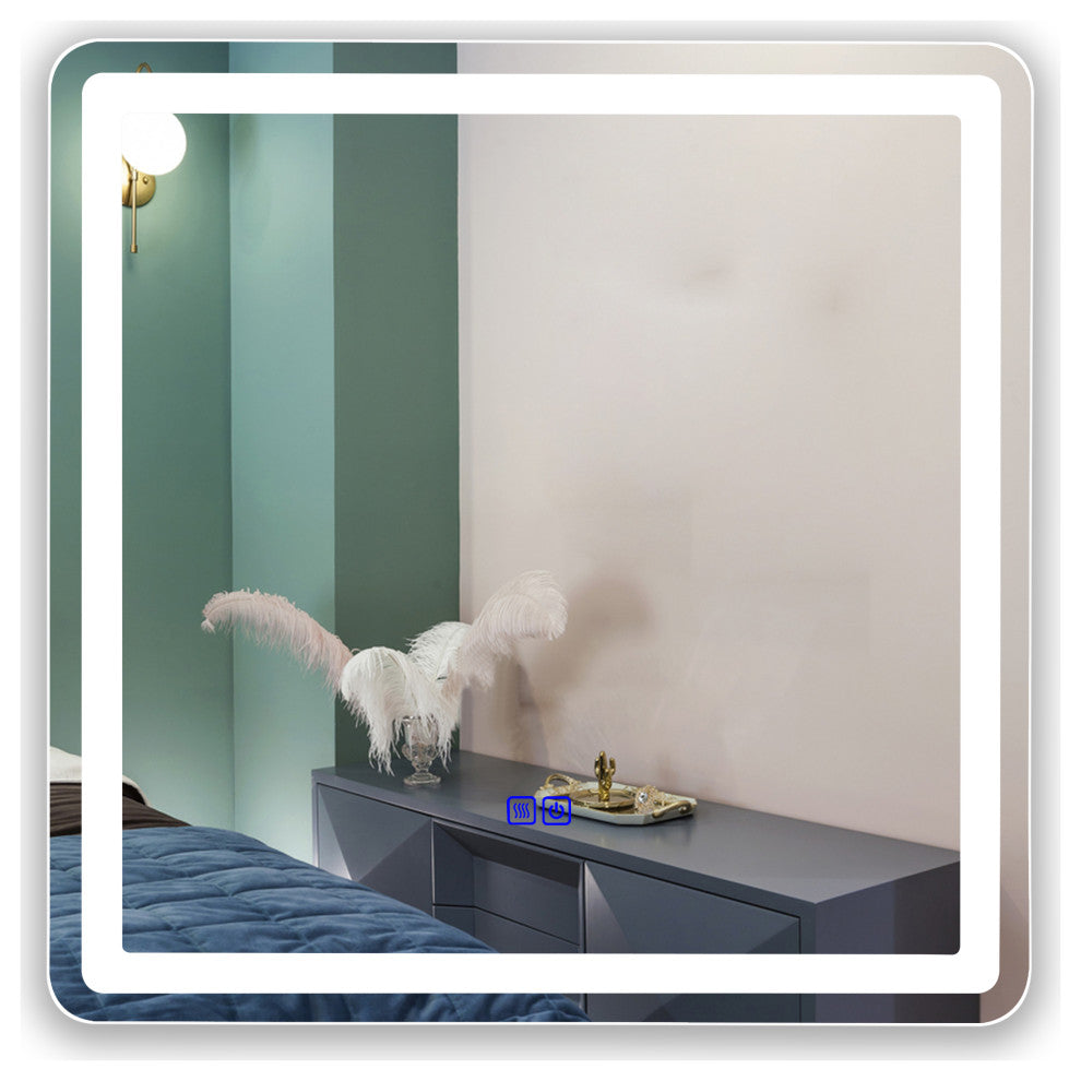 CHLOE Lighting SPECULO Back Lit LED Mirror 6000K, Daylight White, 30"