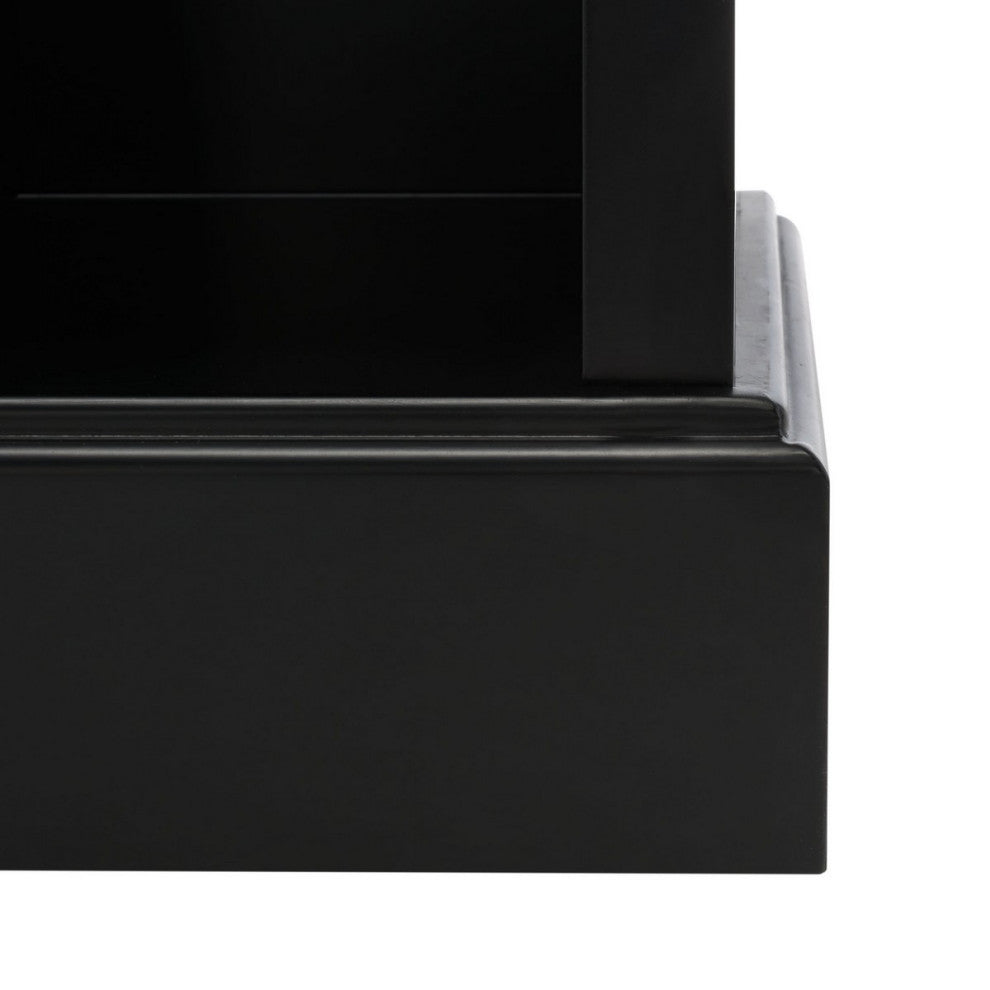 Safavieh Surrey 6 Shelf 2 Hook Hall Tree, Black