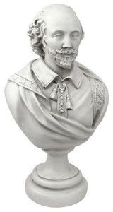 William Shakespeare Marble Resin Bust