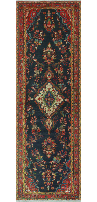 Semi-Antique Ayden Navy Runner