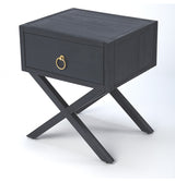 Lark Navy Blue End Table, 5385291