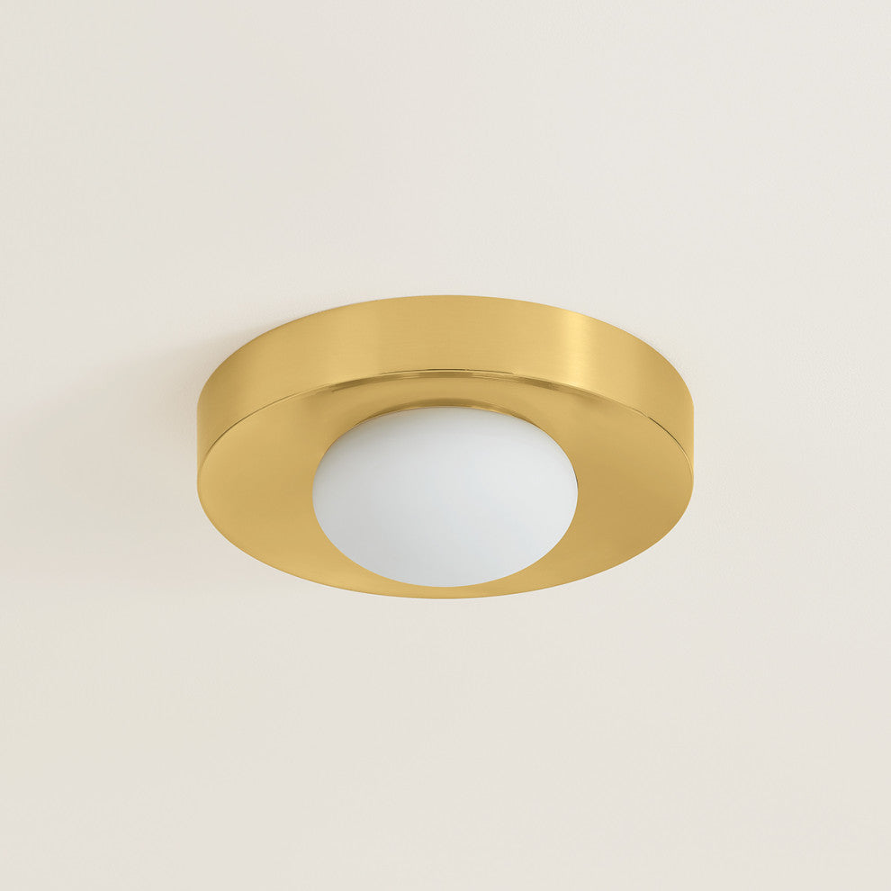 Mitzi Pepa Flush Mount Aged Brass