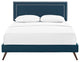 Virginia Queen Platform Bed with Round Splayed Legs