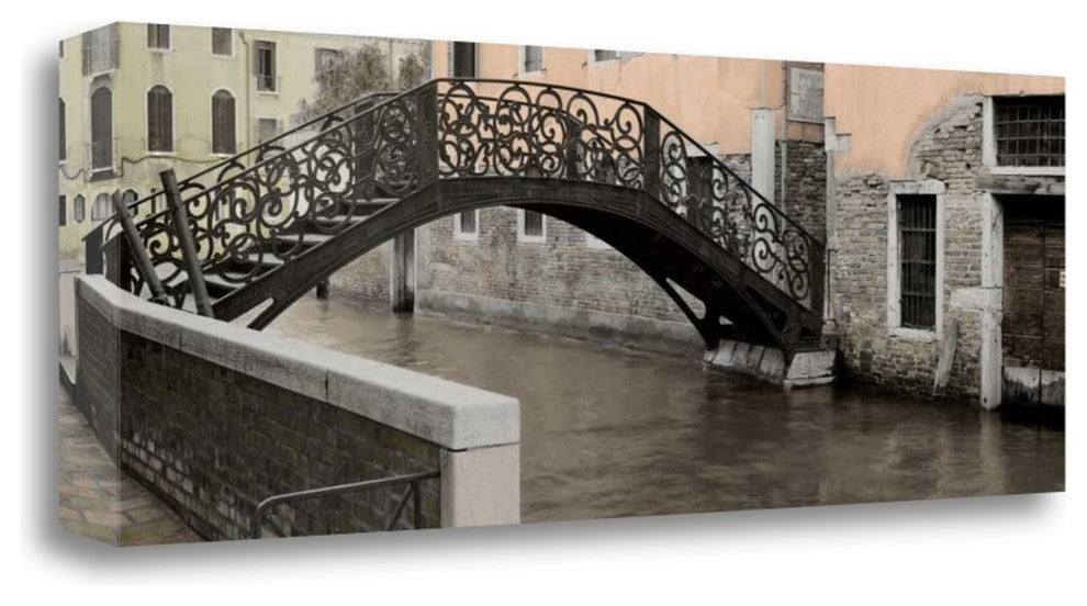 "Venetian Bridge Pano - 1" By Alan Blaustein, Giclee on Gallery Wrap Canvas
