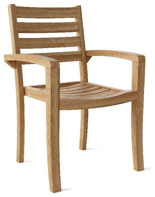 Anderson Teak CHS-033 Catalina Stackable Armchair, Fully Built