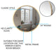 Round Gold Wall Mirror, 24"