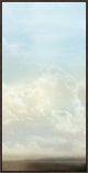 Open Skies II, 37.25"x73.25", Espresso Natural Wood Gallery Floater