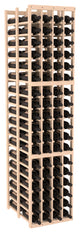 4 Column Double Deep Cellar, Pine, Unstained