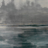 Cloudscape Wall Art, Navy and Slate Lacquer