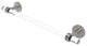 Clearview 36" Towel Bar with Dotted Accents, Satin Nickel