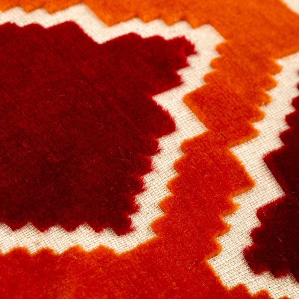 Pillow Cover Rambagh, Burgundy