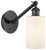 Innovations 317-1W-BK-G801 1-Light Sconce, Matte Black