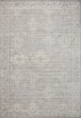 Loloi Indra Silver / Ivory 6'-3" x 9' Area Rug