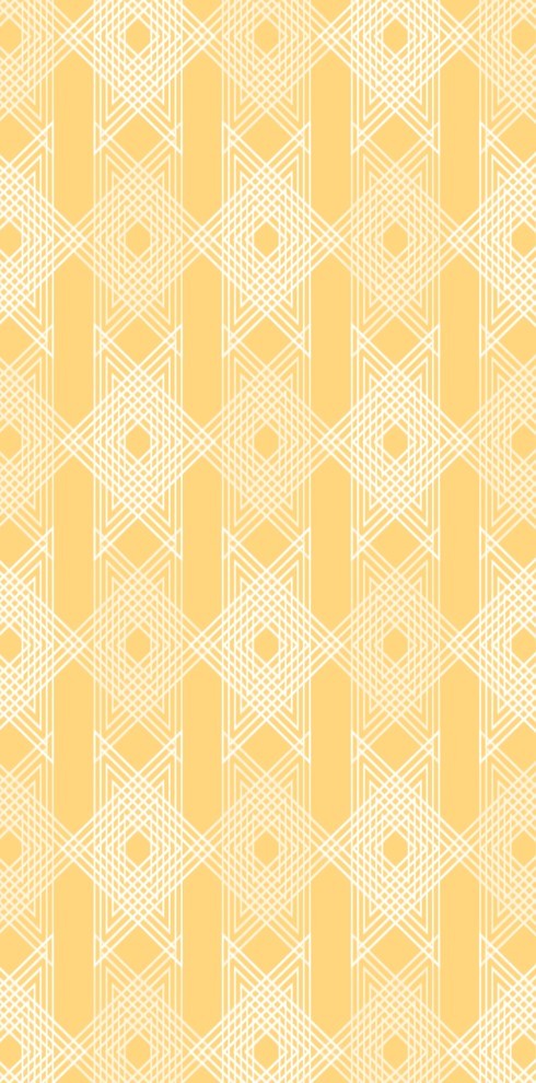 Star Light Decorative Holiday Geometric Print Bath Towel, Yellow