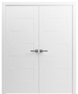 Interior Solid French Double Doors 84x84"