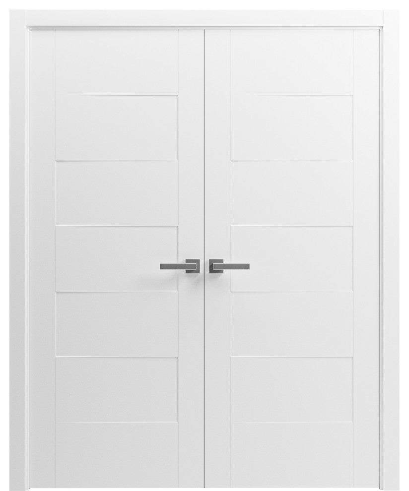 Interior Solid French Double Doors 84x84"
