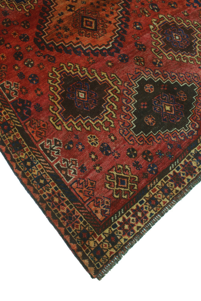 Fine Vintage Distressed Tatum Red Rug