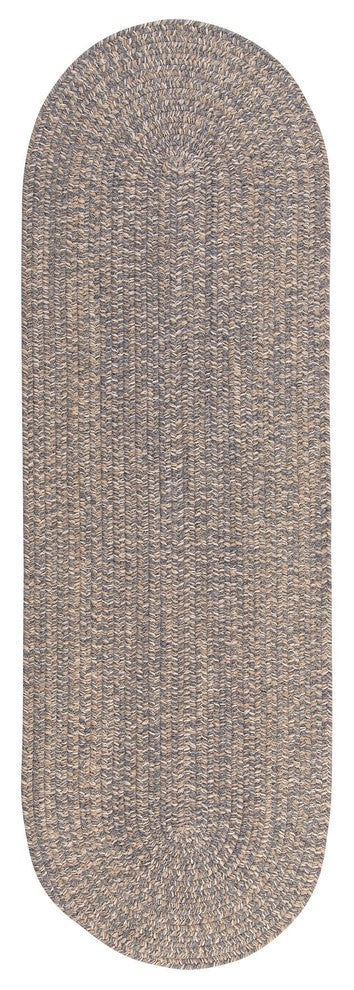 Colonial Mills Tremont TE19 Gray Traditional Area Rug, 12'x15' Oval