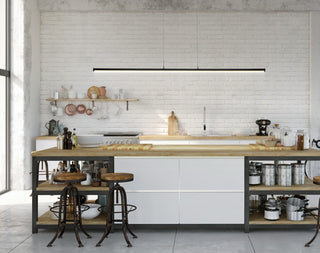 Conley 39.5" Dimmable Adjustable Integrated Led Linear Pendant, Black