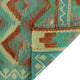 Sun Faded Kilim Mustafa Light Blue/Rust Runner, 2'6x7'11