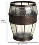 nu steel Ice Wastebasket