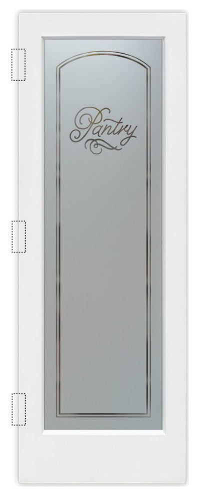 Pantry Door - Melany - Primed - 24" x 80" - Book/Slab Door