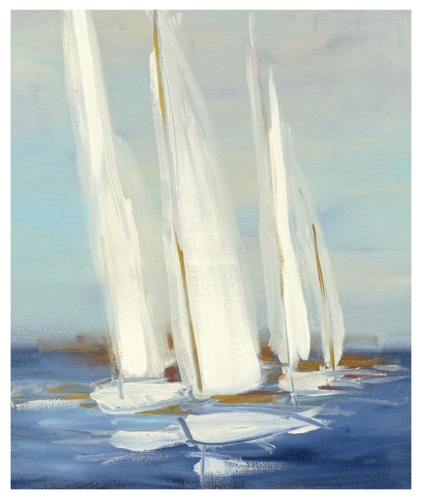 "Summer Regatta II" Digital Paper Print by Julia Purinton, 15"x18"