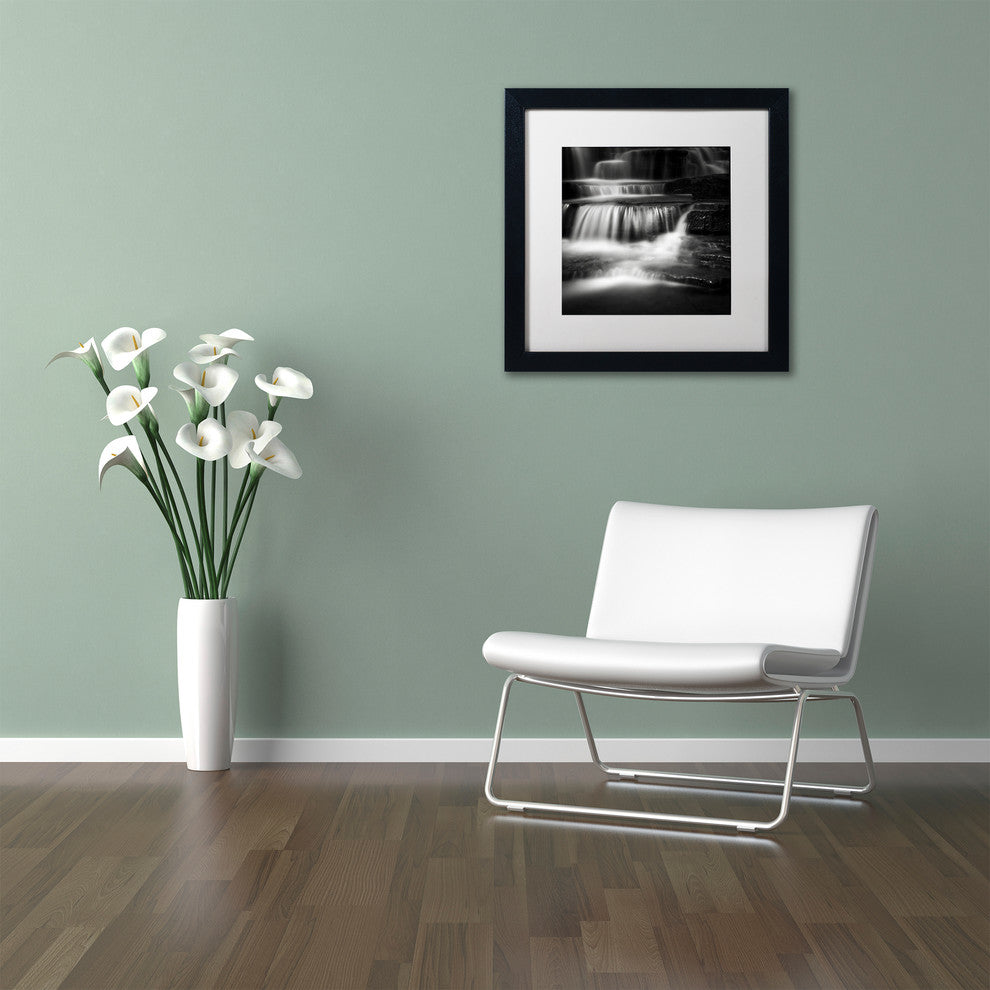 'Cascade' Matted Framed Canvas Art by Dave MacVicar