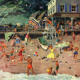 "Thunderstorm at the Shore" Print on Canvas by Ben Kimberly Prins