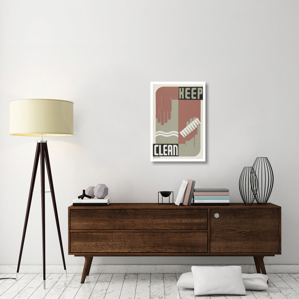"Keep clean" Digital Paper Print by Erik-Hans Krause, 22"x32"