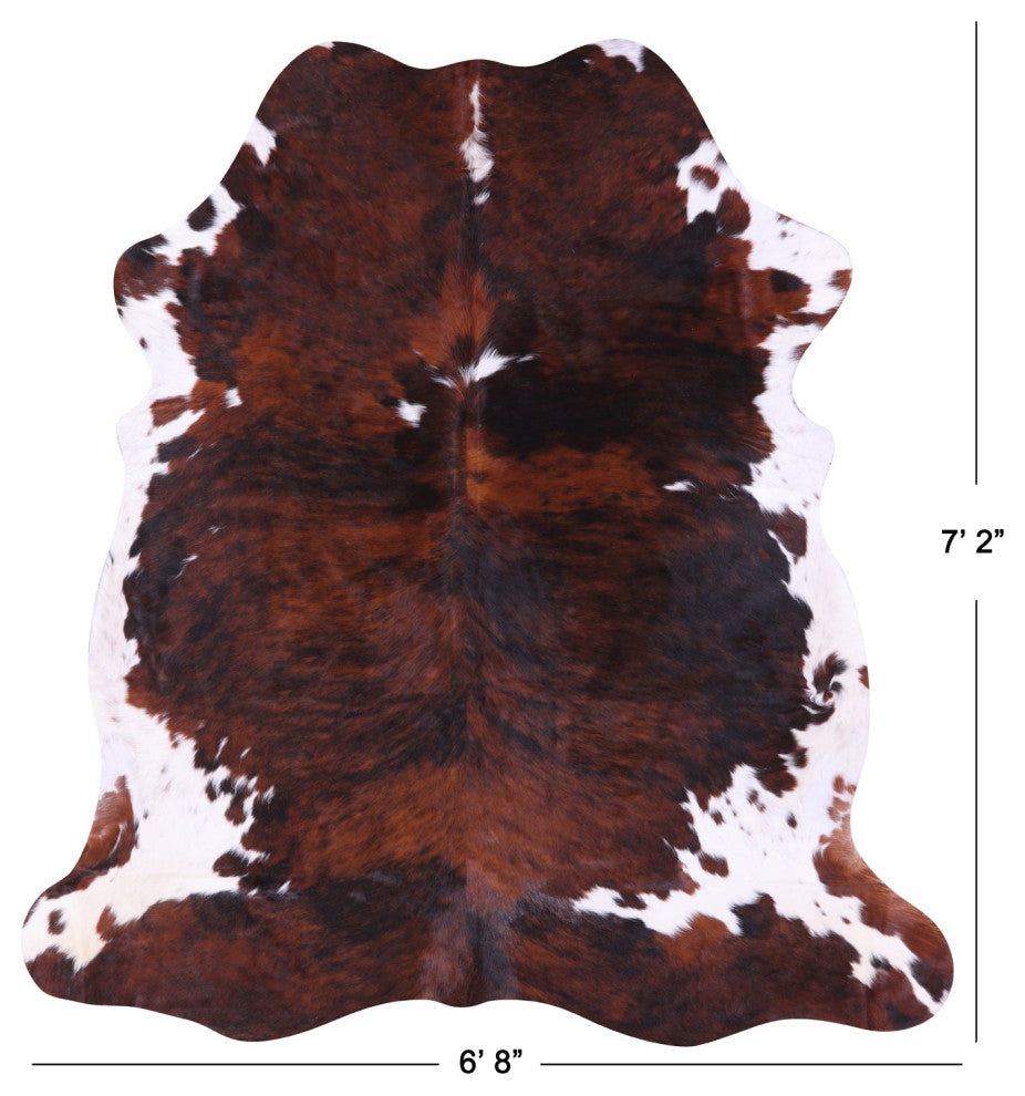 Natural Cowhide Rug 7' 2" X 6' 8" C2252