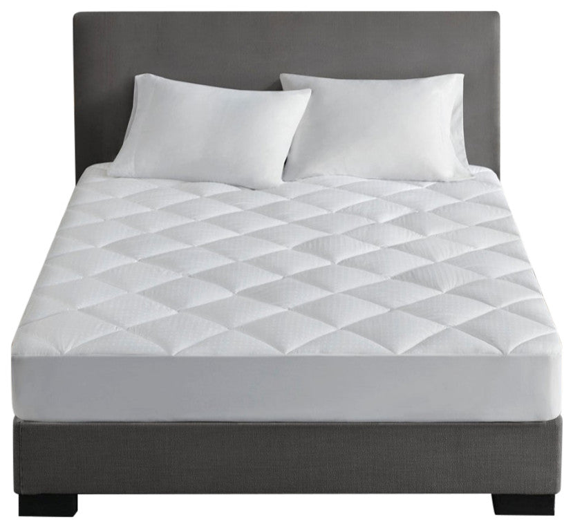 Croscill Signature 100% Cotton Waterproof Mattress Pad, Queen