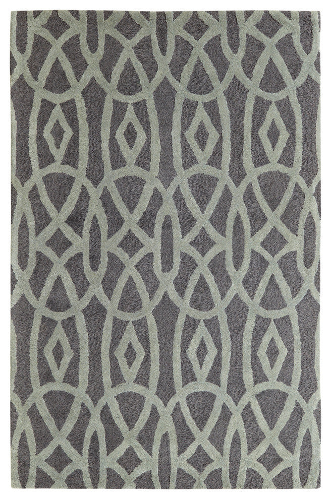Palace Ivory and Black Rug, 4'x6'