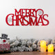 24"L Metal Merry Christmas Wall Decor