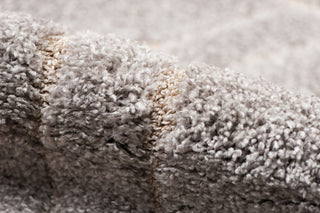 Amer Rugs Sirocco SIR-5 Gray Gray Shag - 6'7"x6'7" Round Area Rug