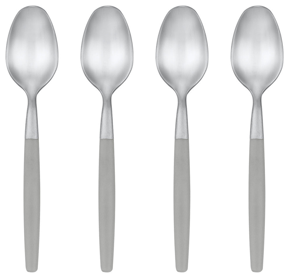 Maxime Set of 4 Espresso Spoon, Mourning Dove